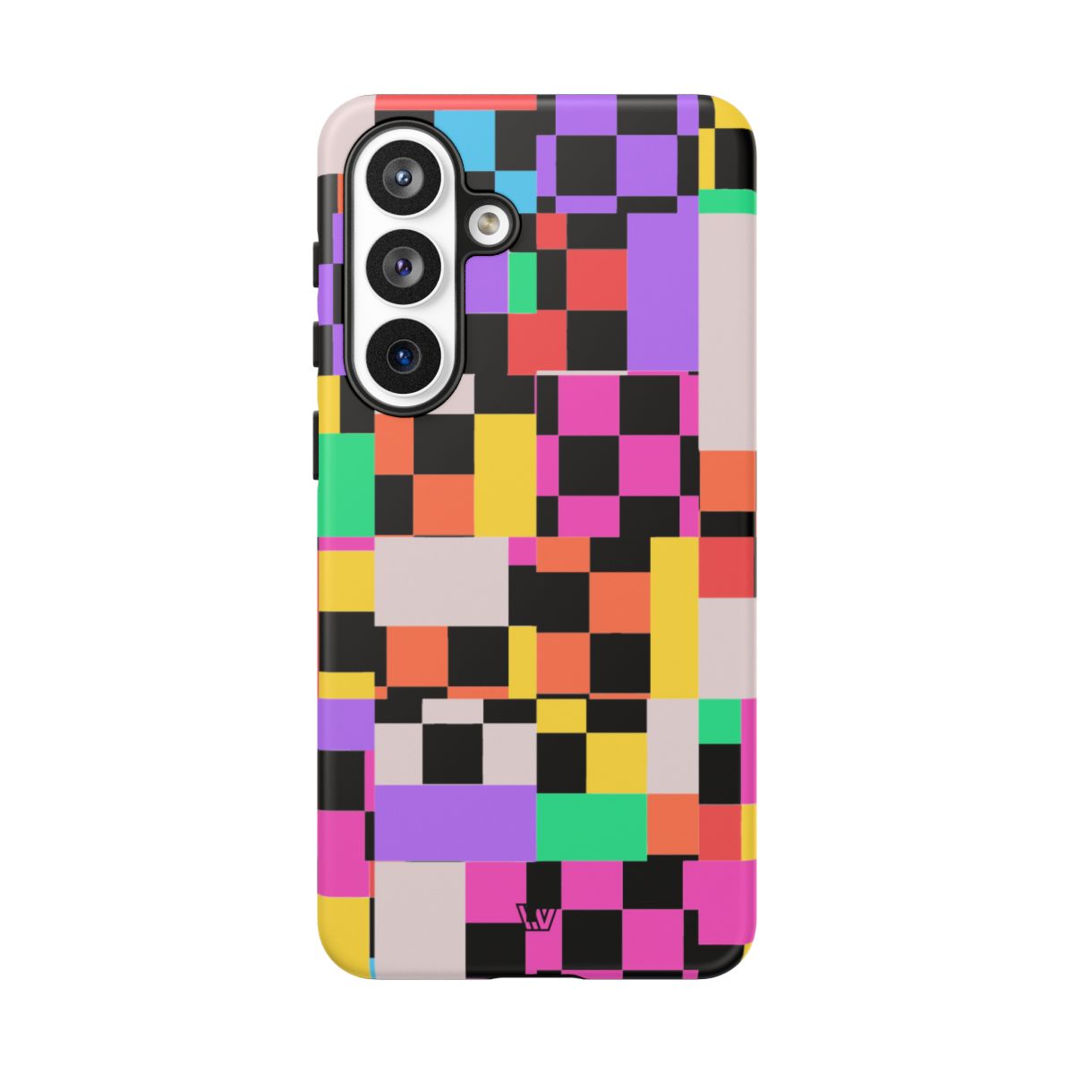 Mashed Up Checkerboard Tough Phone Case – Samsung Galaxy S26 Plus, Matte