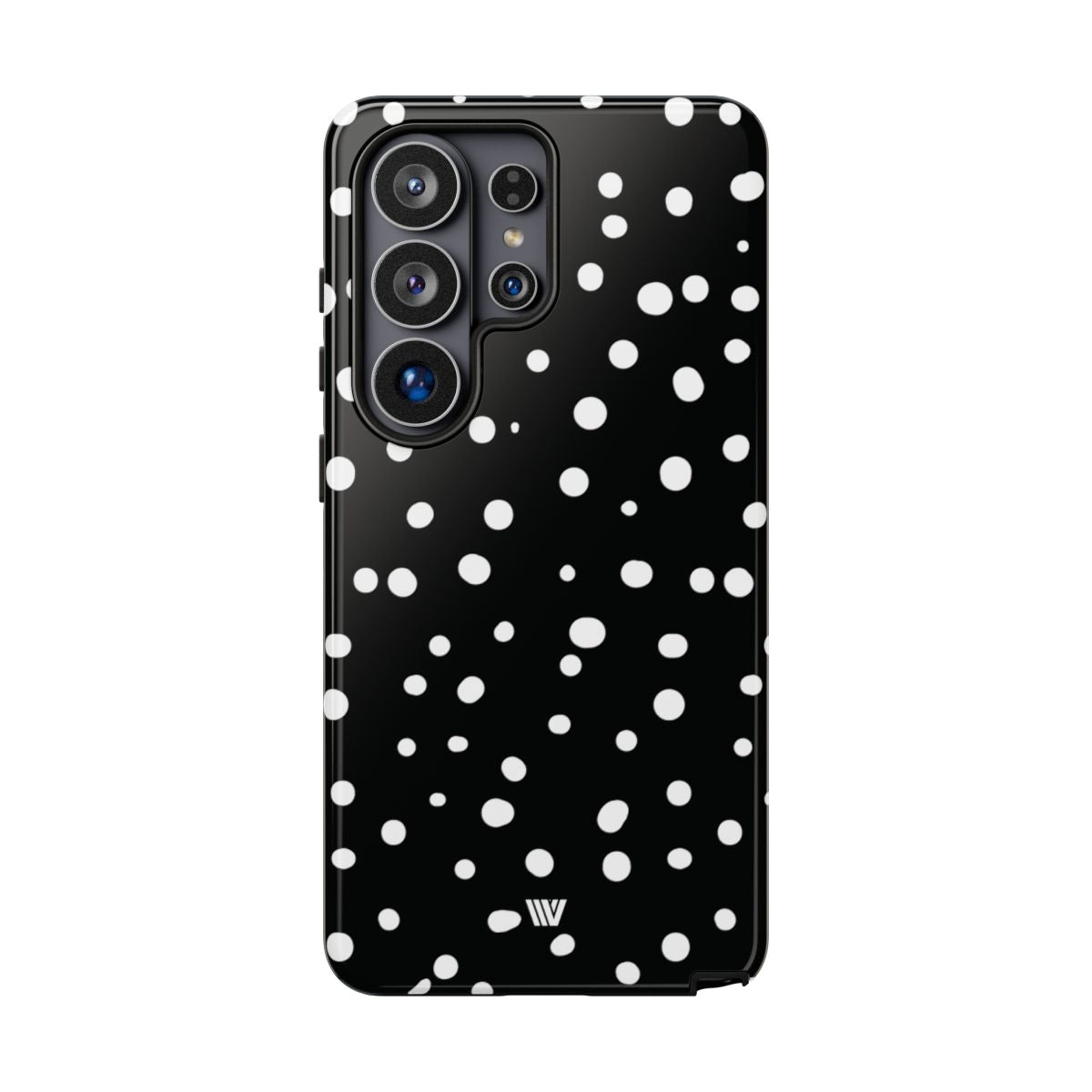 Black and White Dots Tough Phone Case – Samsung Galaxy S26 Ultra, Glossy