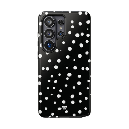 Black and White Dots Tough Phone Case – Samsung Galaxy S26 Ultra, Glossy