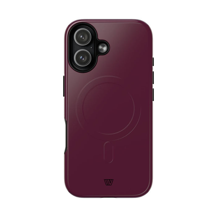 Wine Berry MagSafe Tough iPhone Case – iPhone 17, Glossy