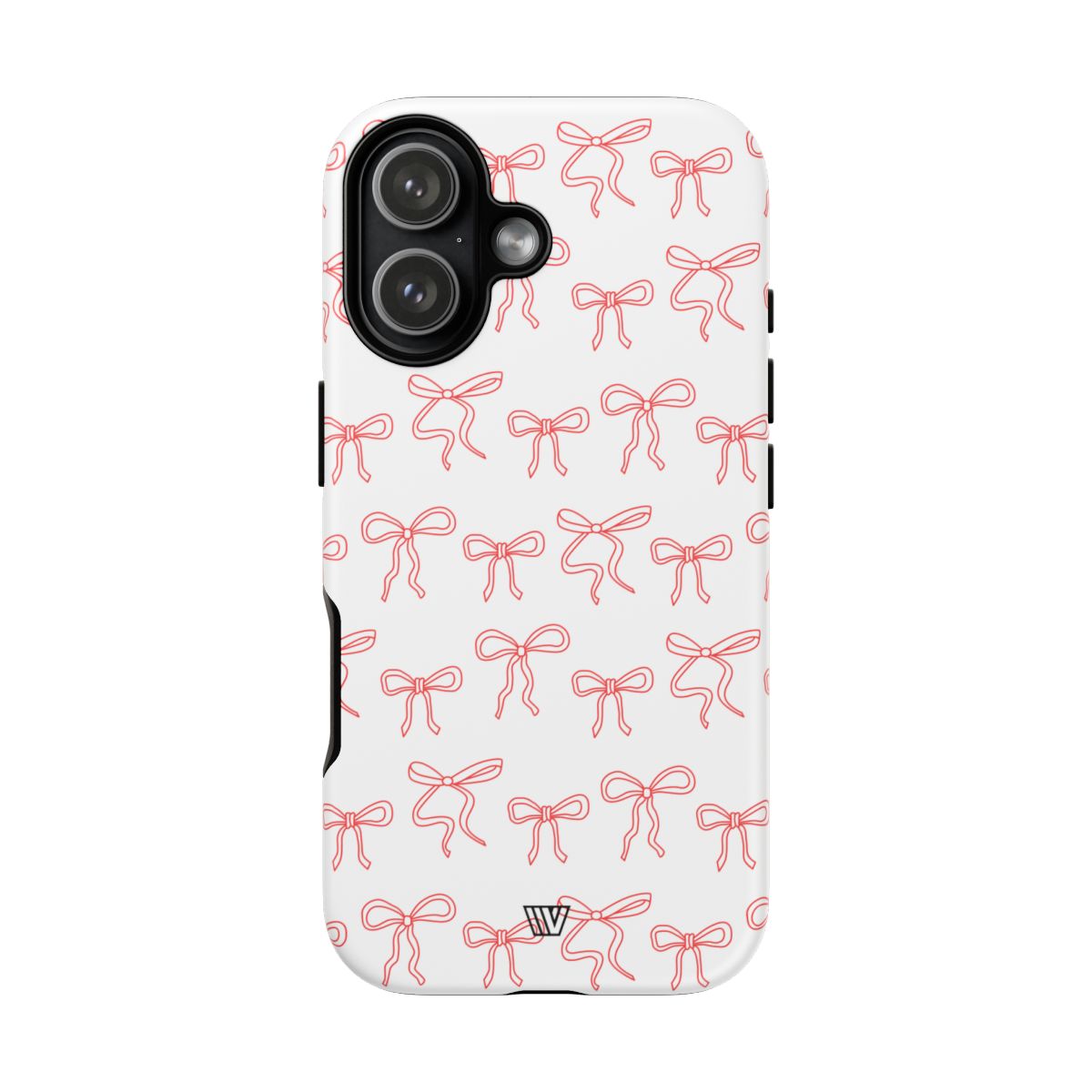 Red Ribbon Charm Tough Phone Case – iPhone 17, Matte