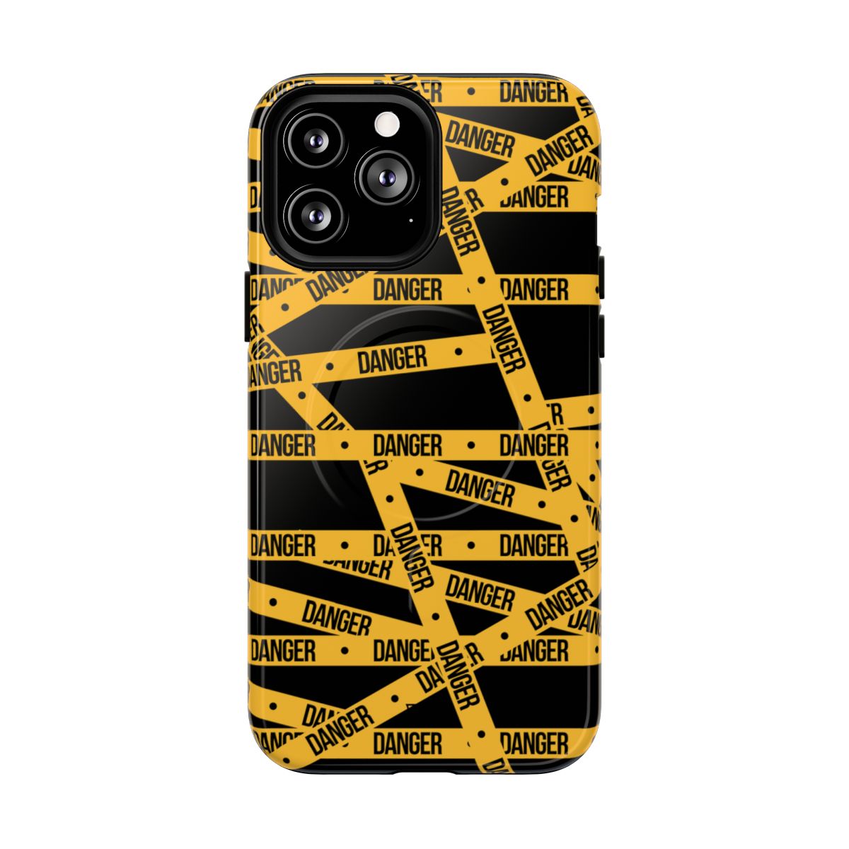 Danger Tape MagSafe Tough iPhone Case – iPhone 13 Pro Max, Glossy