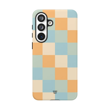 Daisy Checkerboard Tough Phone Case – Samsung Galaxy S26 Plus, Matte