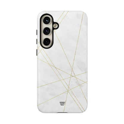 Gold Lines Tough Phone Case – Samsung Galaxy S24 Plus, Glossy