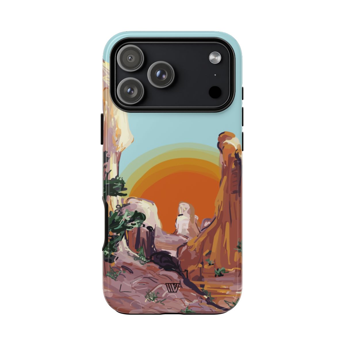 Desert Sunrise Trovvve x Earth Formations Tough Phone Case – iPhone 18 Pro Max, Glossy