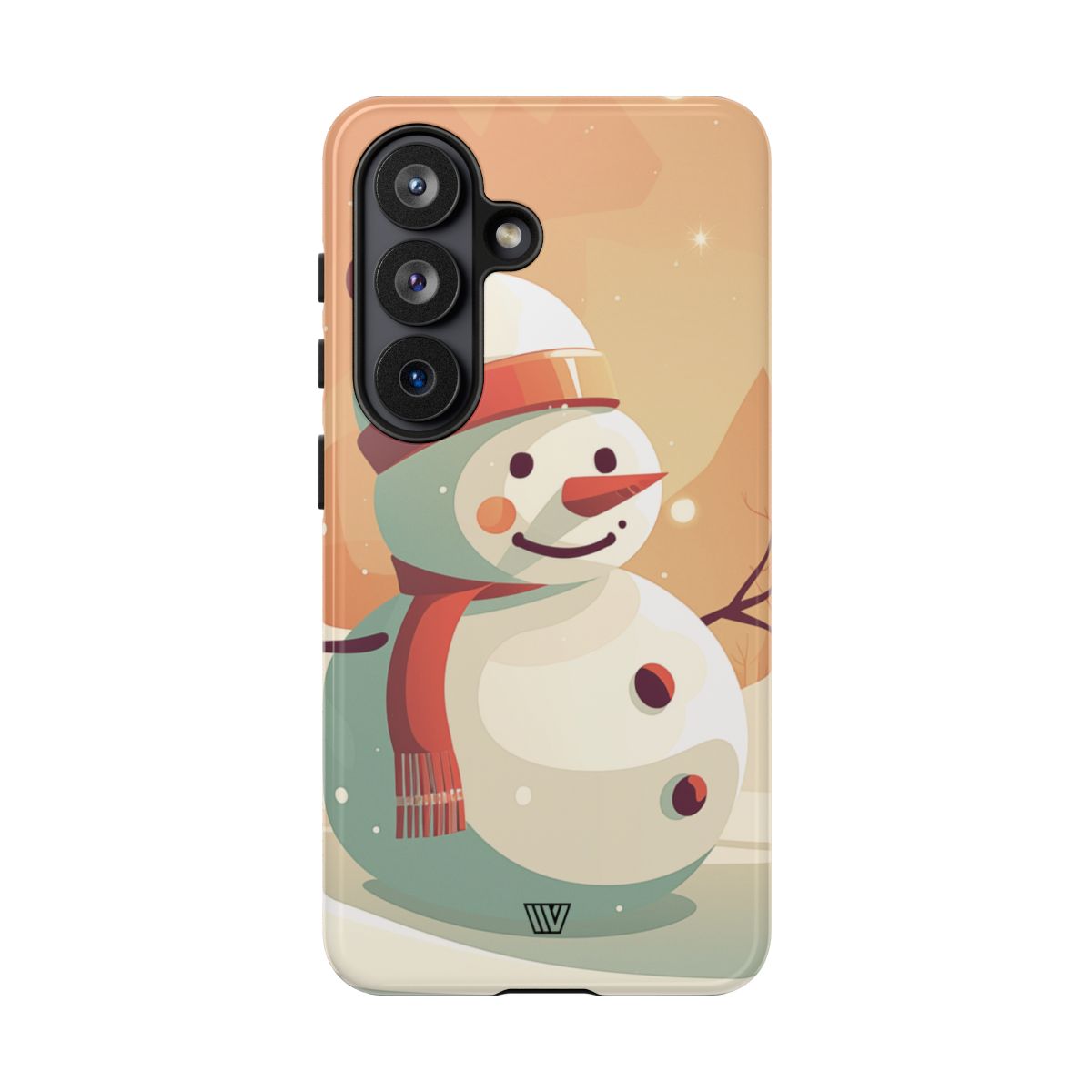 Sunset Snowman Tough Phone Case – Samsung Galaxy S26, Glossy