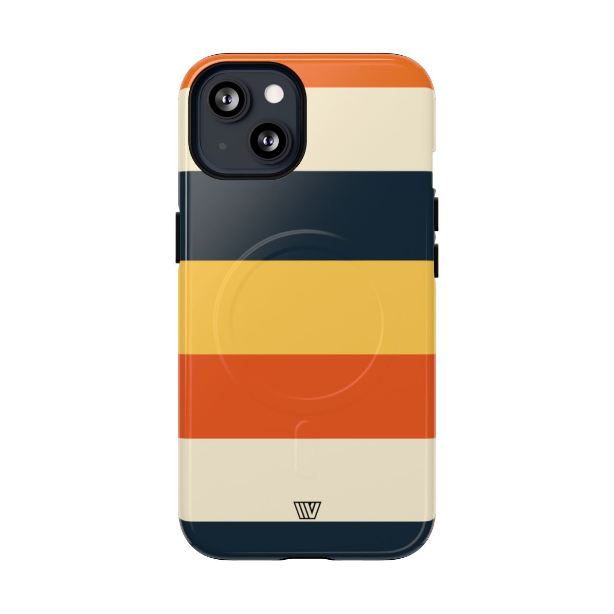 Beach Sunset Stripes MagSafe Tough iPhone Case – iPhone 13, Glossy