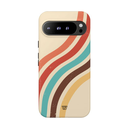 Vintage Stripe Tough Phone Case – Google Pixel 9 Pro XL, Glossy