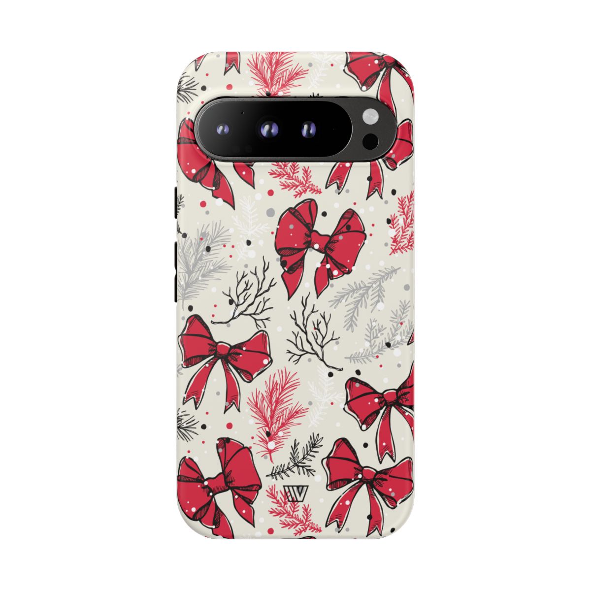 Winter Bows Tough Phone Case – Google Pixel 9 Pro XL, Matte