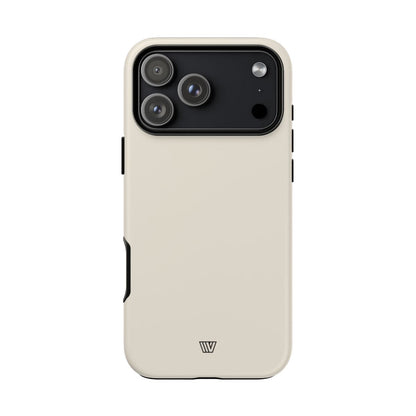 Bone White Tough Phone Case – iPhone 18 Pro Max, Matte