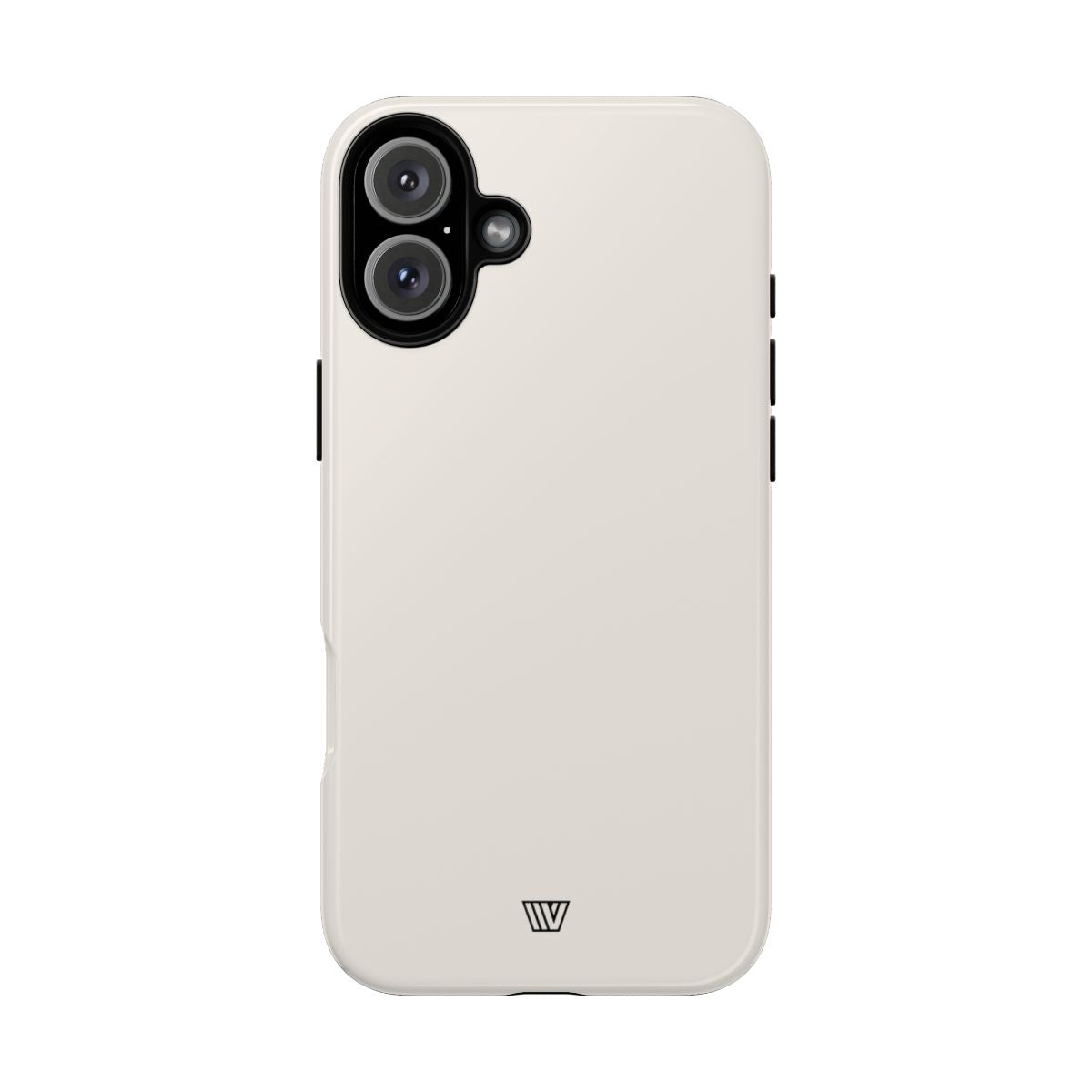Trovvve Beige Tough Phone Case – iPhone 16 Plus, Glossy