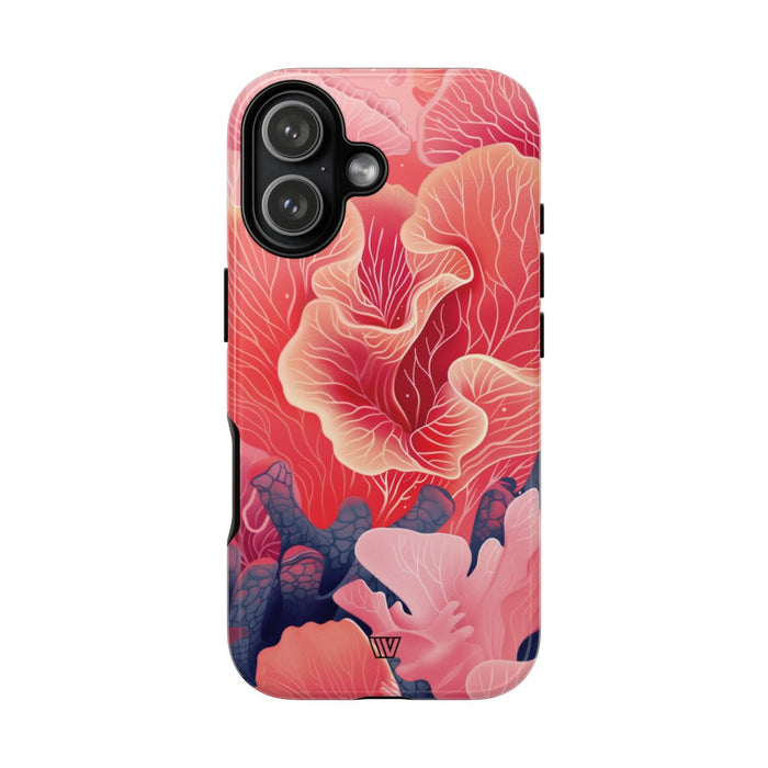 Pink Coral Tough Phone Case – iPhone 17, Glossy