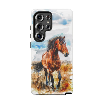 Watercolor Horse Tough Phone Case – Samsung Galaxy S25 Ultra, Matte