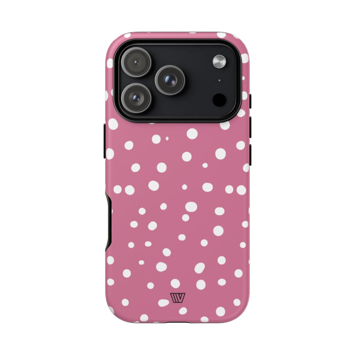 Blush Red Dots Tough Phone Case – iPhone 17 Pro, Matte