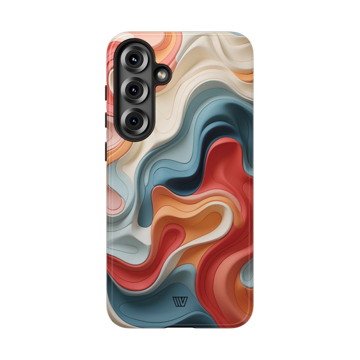 3D Colorful Clay Tough Phone Case – Samsung Galaxy S25 Plus, Glossy