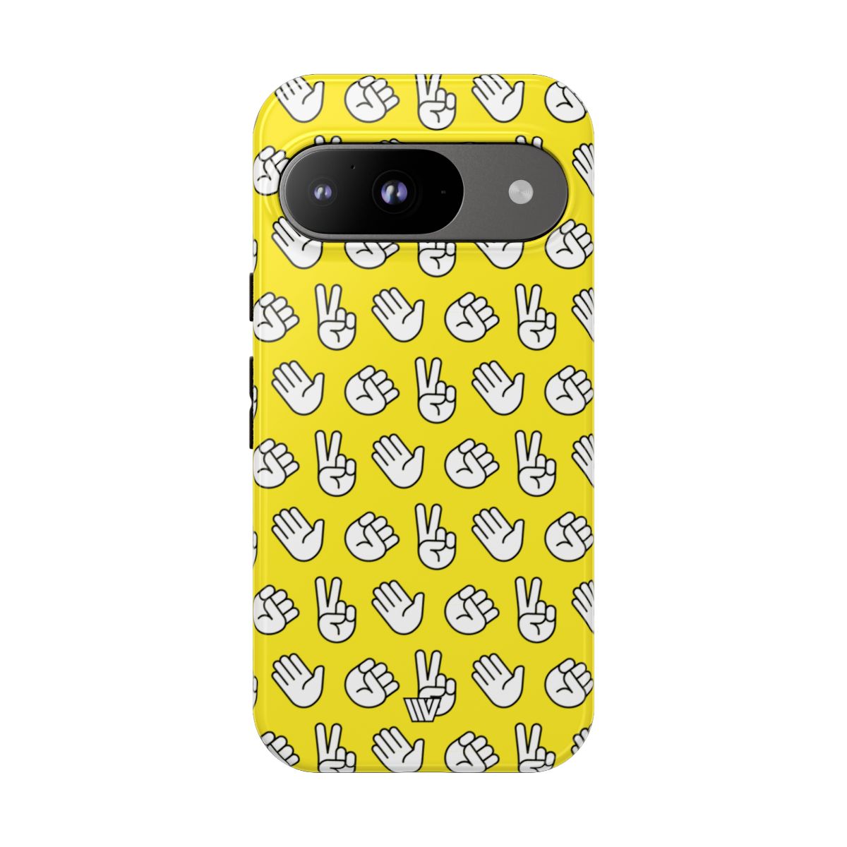 Rock Paper Scissors Tough Phone Case – Google Pixel 9, Glossy