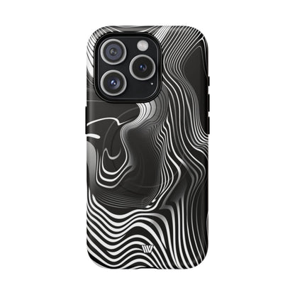 ABSTRACT ZEBRA STRIPES | MagSafe Tough iPhone Case
