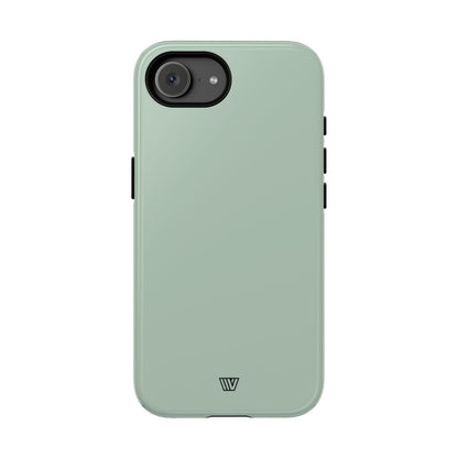 Pastel Green Solid Tough Phone Case – iPhone 16e, Glossy
