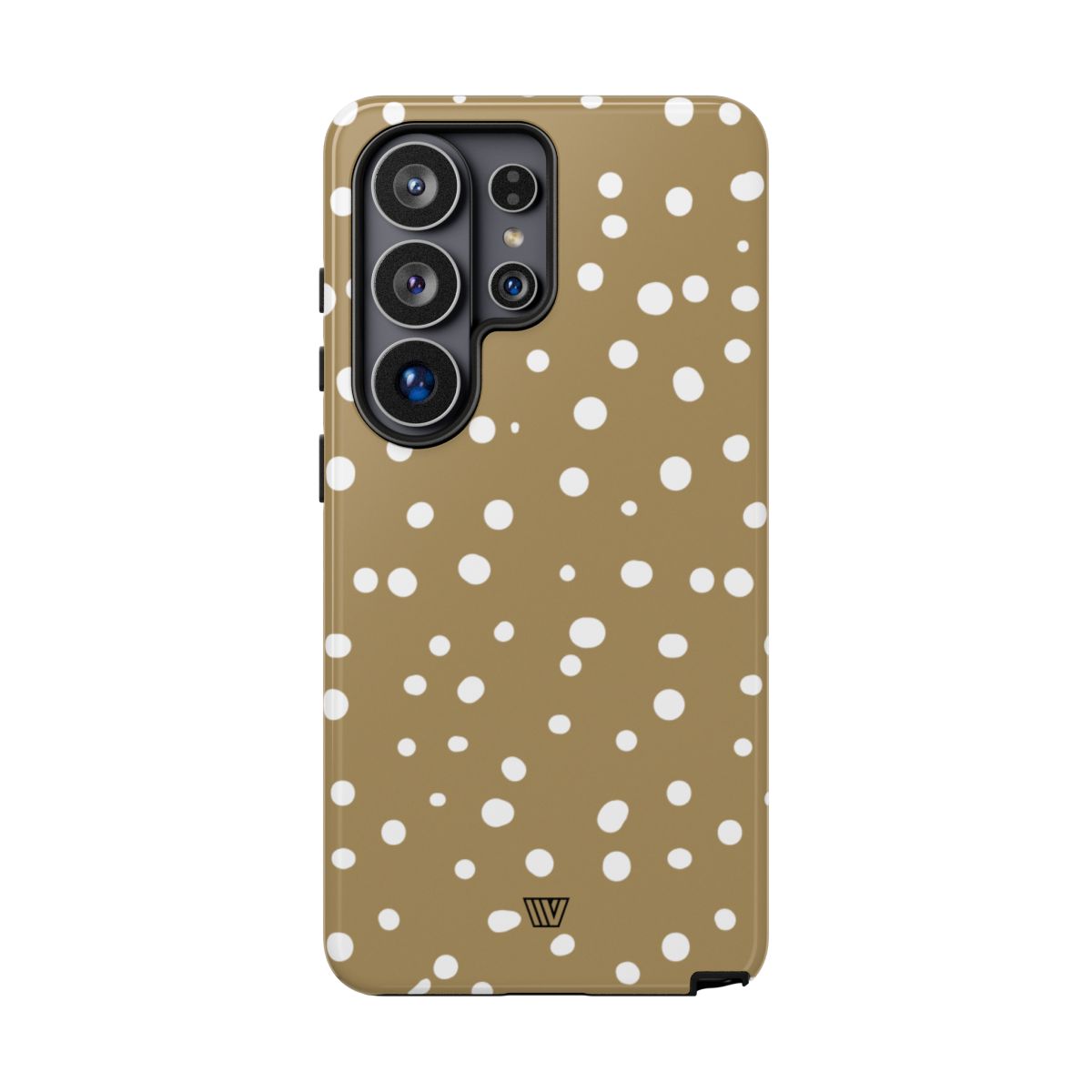 Dark Beige Dots Tough Phone Case – Samsung Galaxy S26 Ultra, Glossy