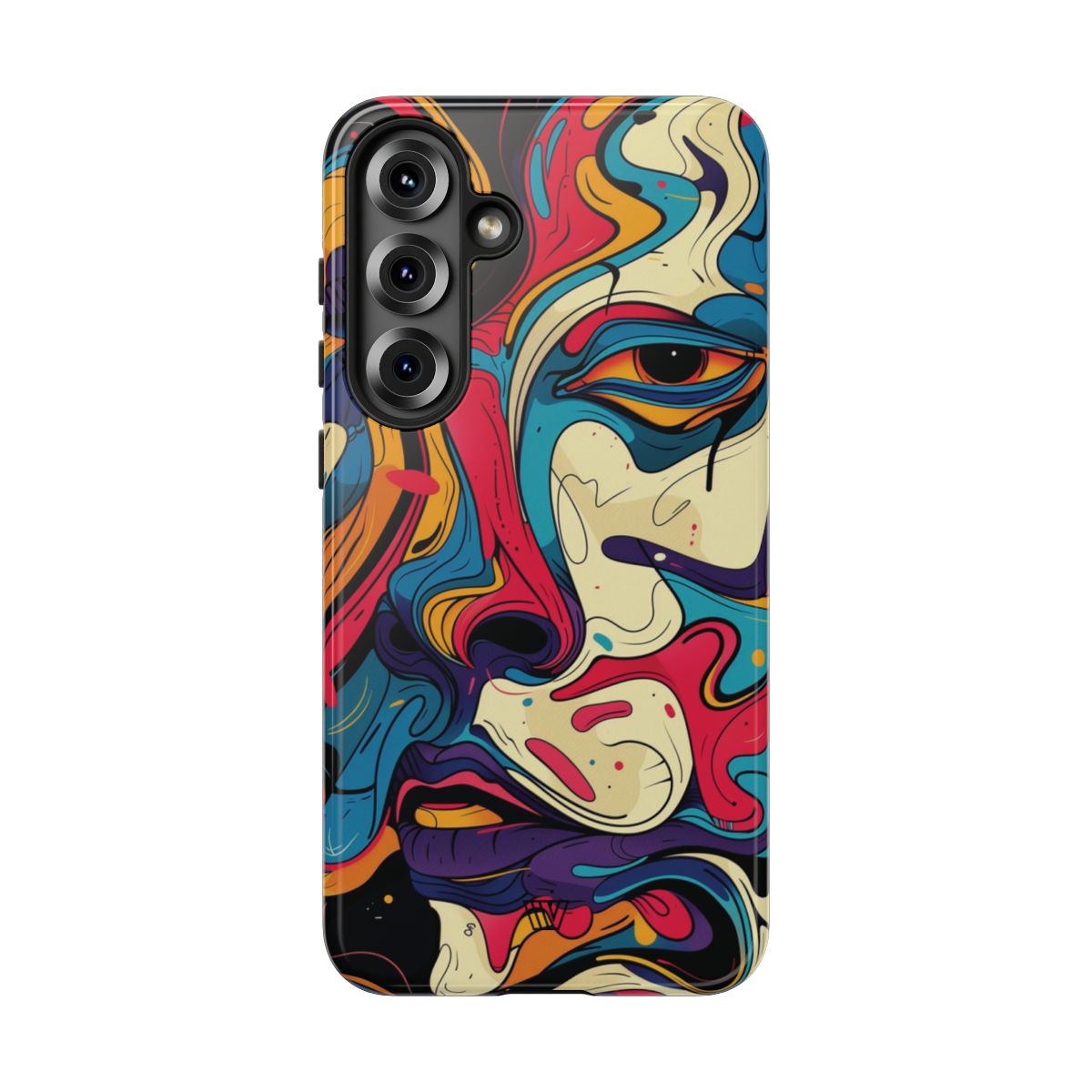 Abstract Gaze Tough Phone Case – Samsung Galaxy S25 Plus, Glossy