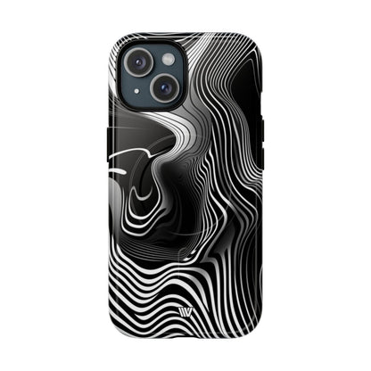 ABSTRACT ZEBRA STRIPES | MagSafe Tough iPhone Case