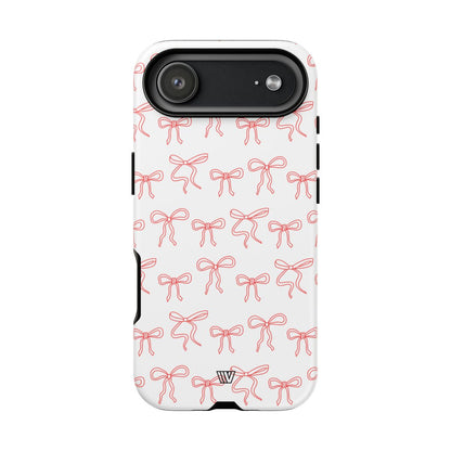 Red Ribbon Charm Tough Phone Case – iPhone 17 Air, Matte