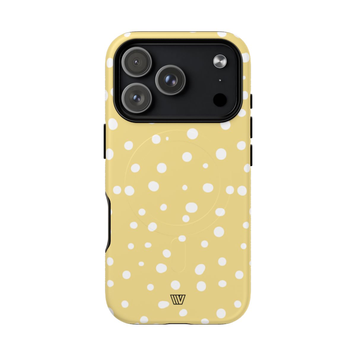 Muted Yellow Dots MagSafe Tough iPhone Case – iPhone 18 Pro, Matte