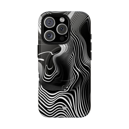 ABSTRACT ZEBRA STRIPES | MagSafe Tough iPhone Case