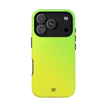 LEMON LIME NEON | MagSafe Tough iPhone Case