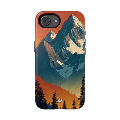 Sunset Summit Tough Phone Case – iPhone 17e, Glossy