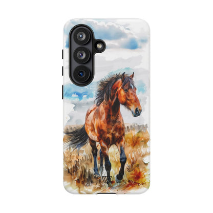 Watercolor Horse Tough Phone Case – Samsung Galaxy S26, Matte