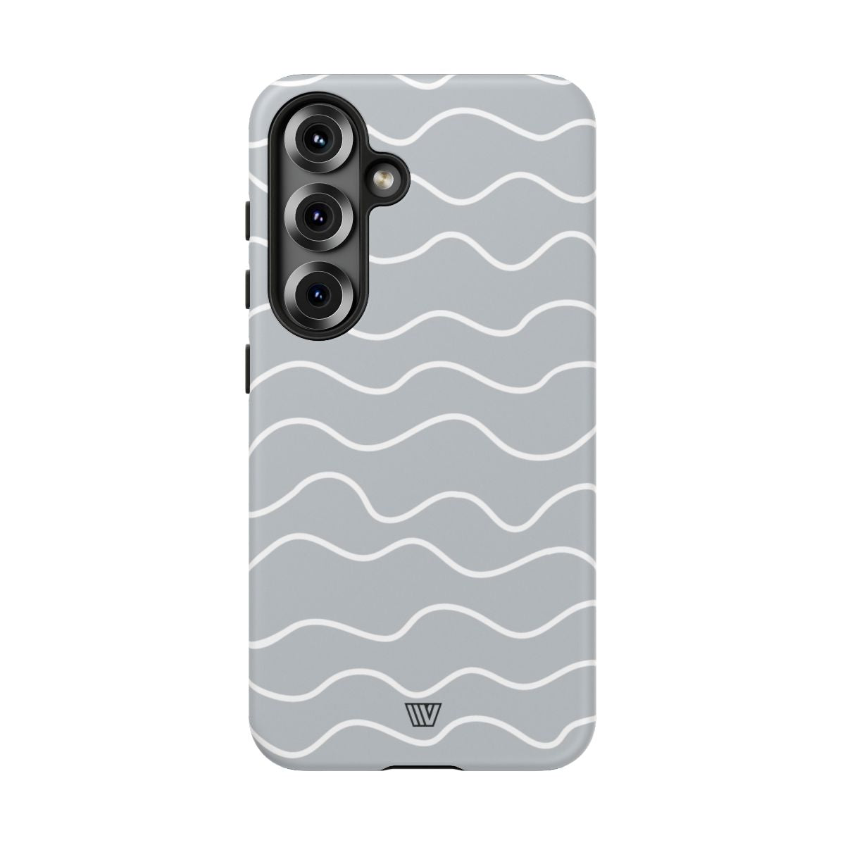Gray Waves Tough Phone Case – Samsung Galaxy S25, Matte