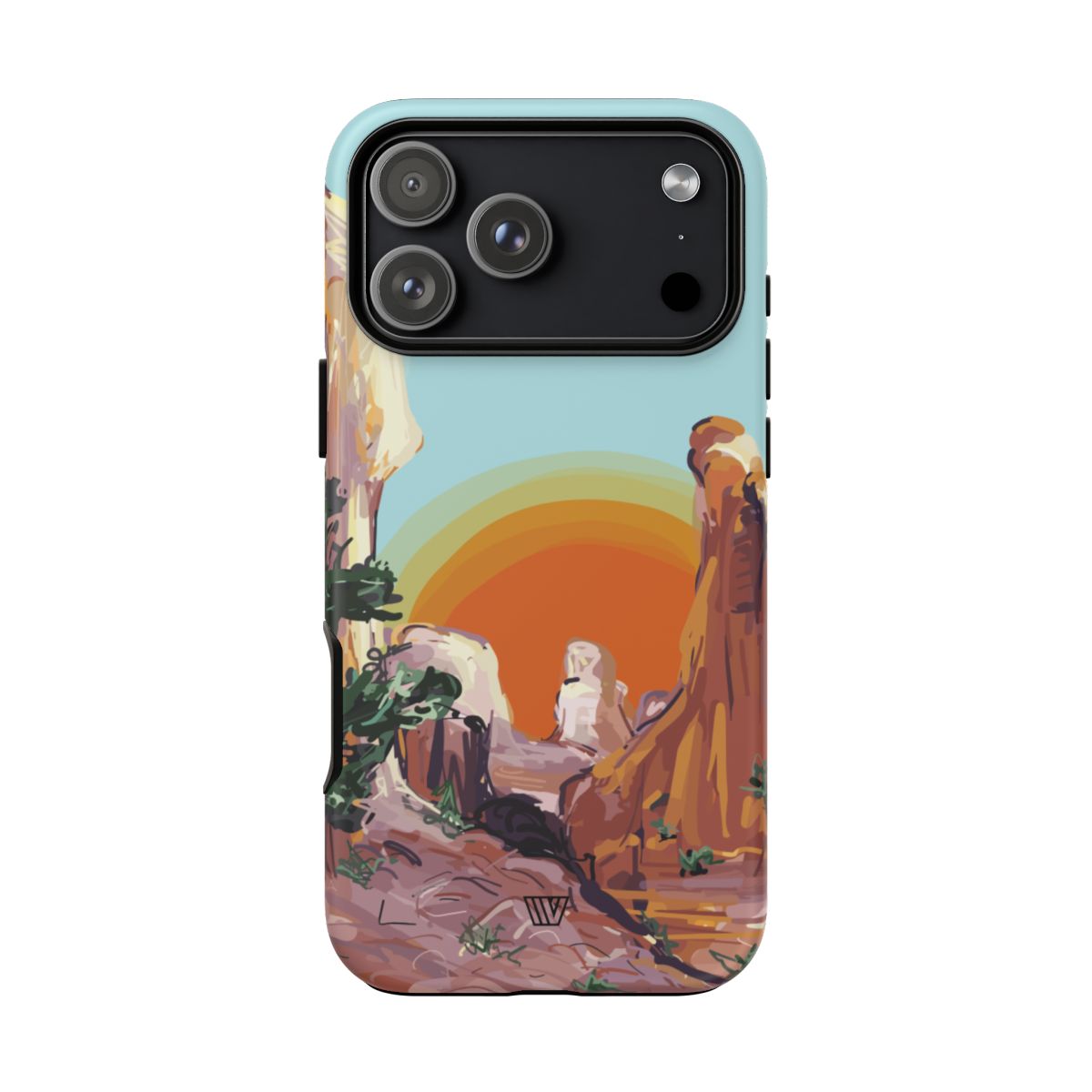 Desert Sunrise Trovvve x Earth Formations Tough Phone Case – iPhone 18 Pro Max, Matte
