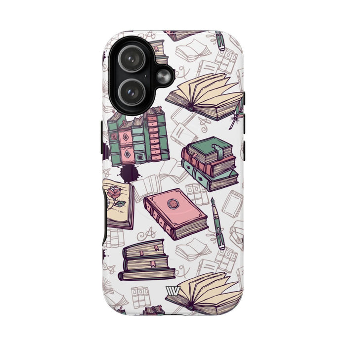Book Lover MagSafe Tough iPhone Case – iPhone 17, Glossy