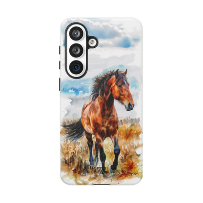 Watercolor Horse Tough Phone Case – Samsung Galaxy S26 Plus, Matte