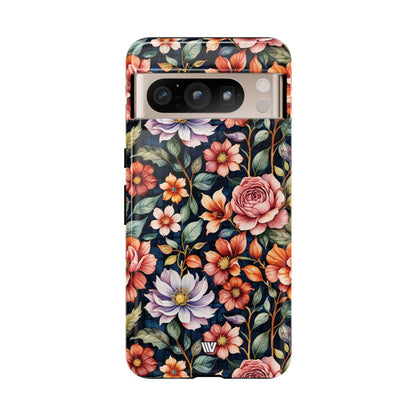 Night Bloom Bouquet Tough Phone Case – Google Pixel 8 Pro, Glossy