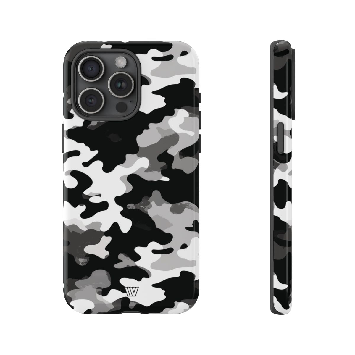 Urban Camo Tough Phone Case – iPhone 15 Pro Max, Glossy