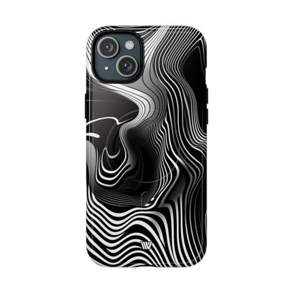 ABSTRACT ZEBRA STRIPES | MagSafe Tough iPhone Case