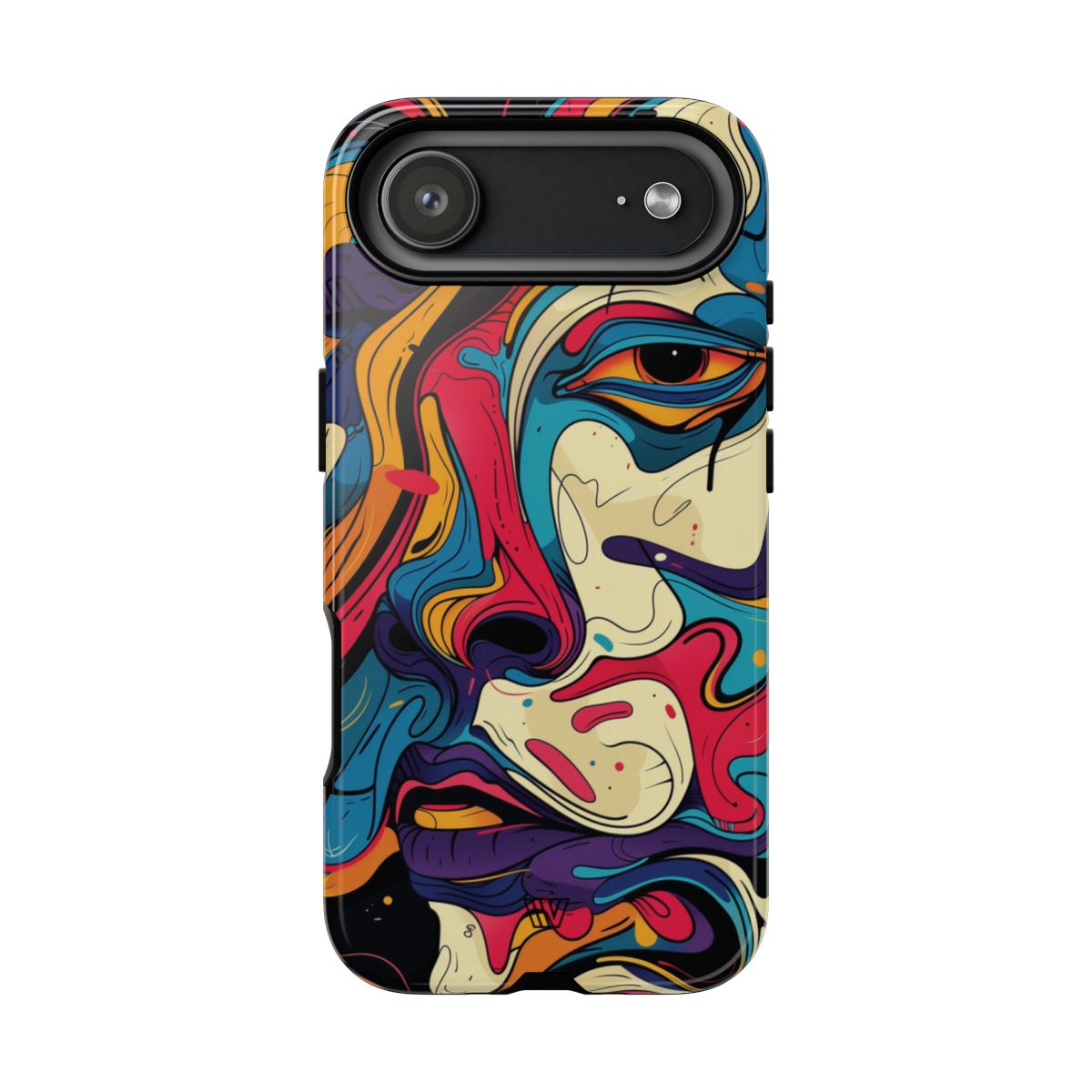 Abstract Gaze Tough Phone Case – iPhone 17 Air, Glossy