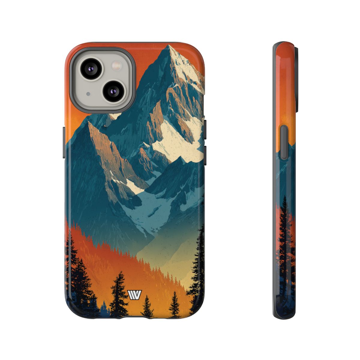 Sunset Summit Tough Phone Case – iPhone 14, Glossy