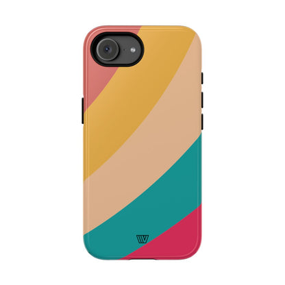 Summer by the Sea Rainbow Tough Phone Case – iPhone 16e, Glossy
