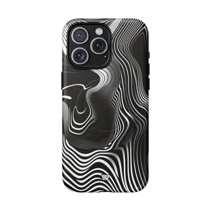ABSTRACT ZEBRA STRIPES | MagSafe Tough iPhone Case
