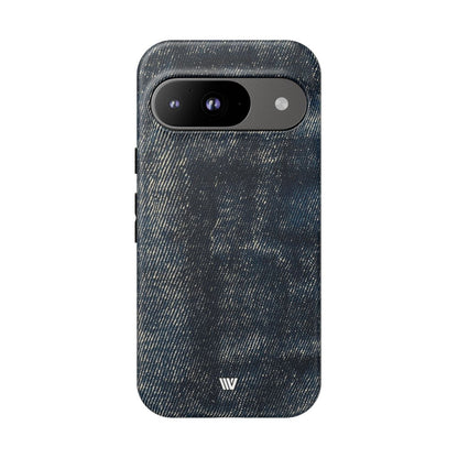 Faded Denim Tough Phone Case – Google Pixel 9, Matte