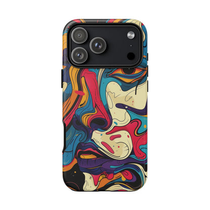 Abstract Gaze Tough Phone Case – iPhone 18 Pro Max, Matte