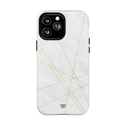 Gold Lines MagSafe Tough iPhone Case – iPhone 13 Pro Max, Matte