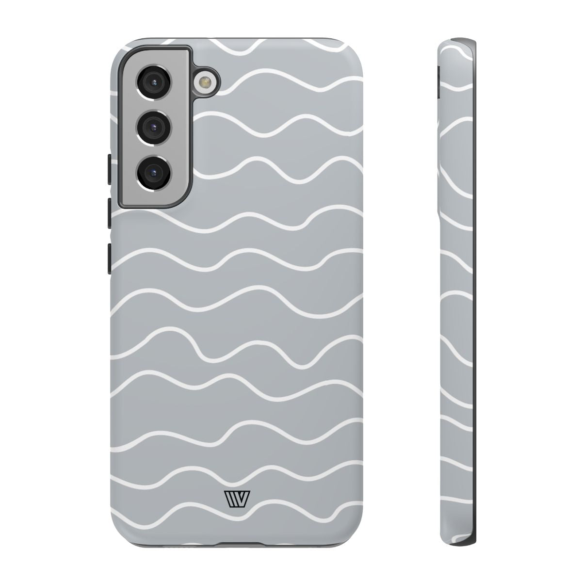 Gray Waves Tough Phone Case – Samsung Galaxy S22 Plus, Matte