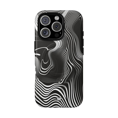 ABSTRACT ZEBRA STRIPES | MagSafe Tough iPhone Case