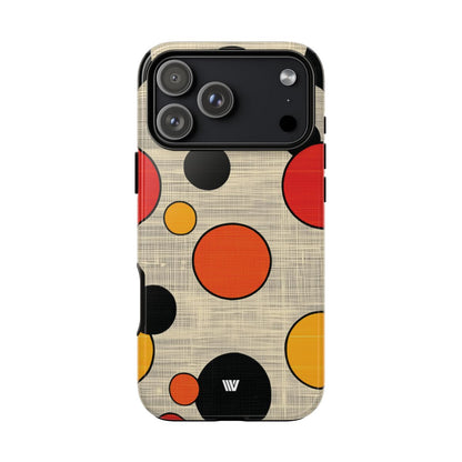 Mid-Century Dots Tough Phone Case – iPhone 18 Pro Max, Glossy
