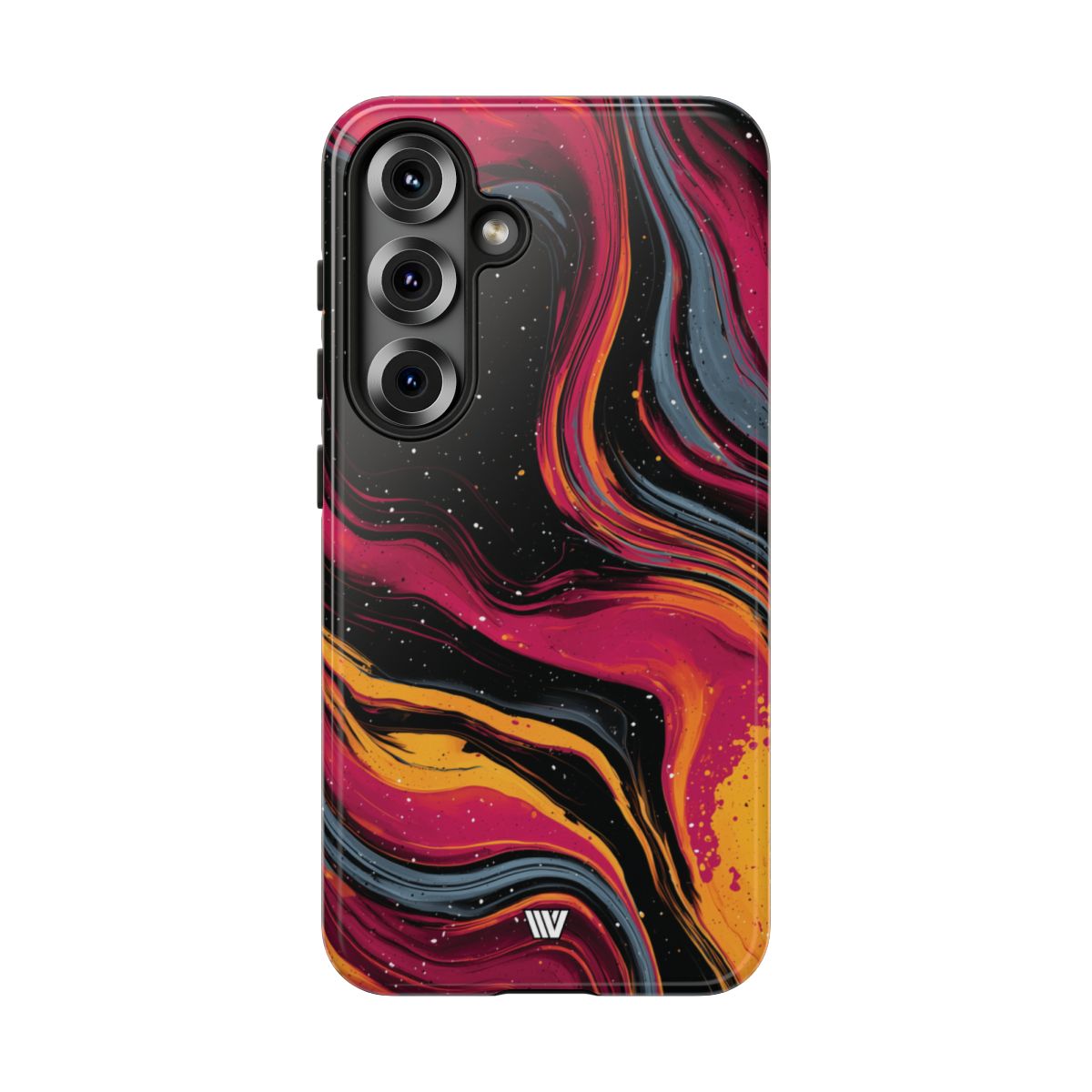 Cosmic Embers Tough Phone Case – Samsung Galaxy S25, Glossy