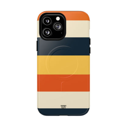 Beach Sunset Stripes MagSafe Tough iPhone Case – iPhone 13 Pro Max, Glossy